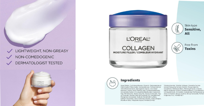 Discover L’Oreal Paris Collagen Face Moisturizer: Radiant Beauty