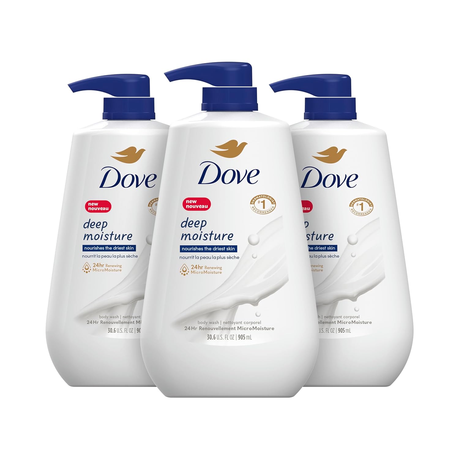 Dive into Hydration Bliss with Dove Deep Moisture Body Wash